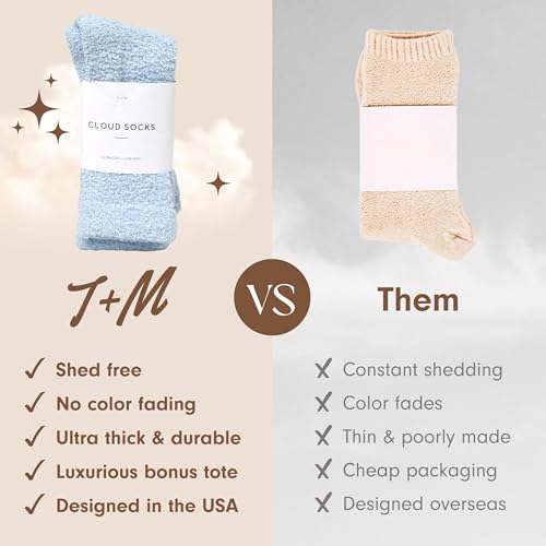 Image of Unboxme Gifts Warm & Cozy Ultra-Luxe Cloud Fuzzy Socks, Gifts for Women