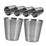 LIGIGWASH 10 Stück Teiliges Tragbare Metall Weinbecher aus Kompakt und Langlebig für Outdoor Camping Grillpartys und Geselliges Beisammensein Wiederverwendbar und Leicht zu Transportieren
