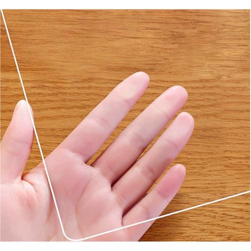 GUIXIAOGUO �f�X�N�}�b�g �e�[�u���N���X �e�[�u���}�b�g ����1.3/1.5/2/3mm ���� PVC�� �r�j�[�� ���L �����` ���E���h �N���A �h�� ����h�~ �������H �����ŏk�܂Ȃ� �ϔM �����ȒP �w�K�� �׋��� (70*120cm,��