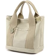 Canvas Messenger Bag Hobo Large Capacity Multi-Pocket Crossbody Bag Canvas Shoulder Bag for Women and Men(White
