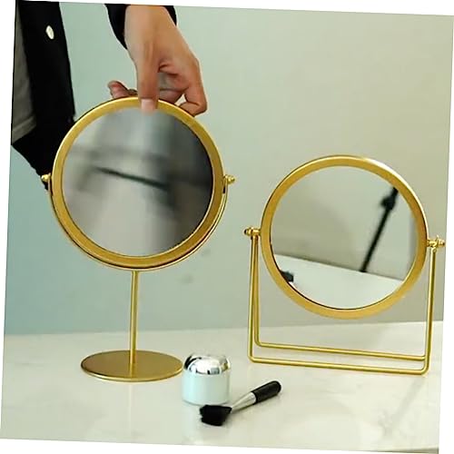 Miroir de maquillage rond surface claire table coiffeuse entrée PACKOVE - 4