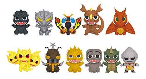 Godzilla Classic 3D Foam Bag Clip in a Blind Bag,Multi Color