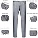 WULFUL Men's 3 Piece Slim Fit Suit Set Two Button Blazer Jacket Vest Pants Tuxedo Set for Party, Wedding and Business Light Gray