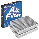Forccord 2-Pack Cabin Air Filter Fits for Tesla Model S 2016-2025 2026 (Not for plaid) Activated