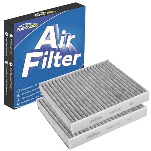 Image of 2-Pack Cabin Air Filters for Tesla Model S 2016-2025 2026 (Not for plaid) | Replace#107273600B, Cabin Filter Automotive Replacement Passenger Compartment Air Filters Car Accessories