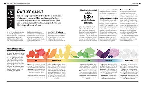 Richtig essen, gesund leben: Der ultimative Ernährungsratgeber für ein langes Leben. Mit über 100 Re