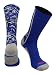 TCK Digital Camo Crew Socks (Royal, Small)