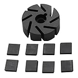 for Mercedes SL S CL R230 W220 C215 PSE Central Locking Vacuum Pump Motor Impeller Counterclockwise A2308000648 - (Color: Black)