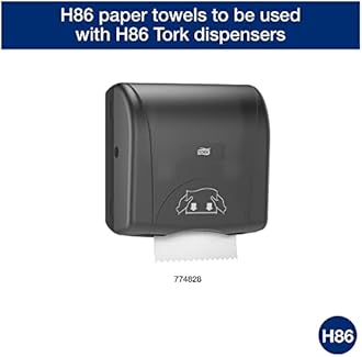 Tork Universal Hand Towel Roll H86, Economic Paper Hand Towel 8631060 for Mini Dispensers, 100% Recycled, 1-Ply, Natural - 6 x 550 ft