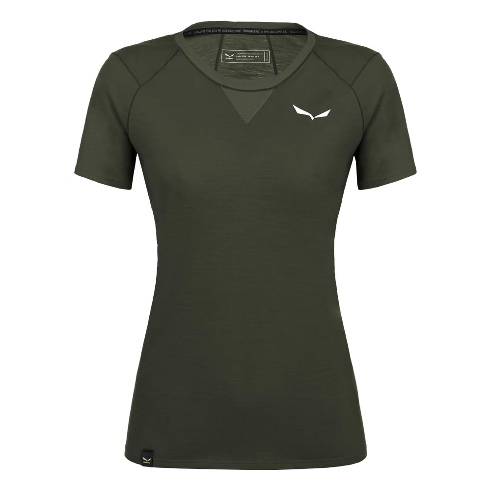 Salewa Agner Merino T-Shirt Women, Green, S