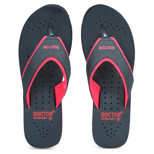 Image of DOCTOR EXTRA SOFT Care Diabetic Orthopedic Pregnancy Flat Super Comfort Dr Flipflops and House Slippers For Women's and Girl's