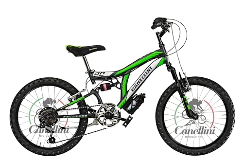 Bicicletta Bambino MTB FULL SUSPENSION 20 COLORADO - Ruote 20"