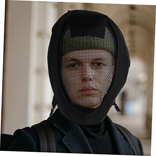 BRIGHTFUFU Fencing Face Mask Boys and Girls Swordplay Mask Protective Outdoor Game Mask Comfortable Fit
