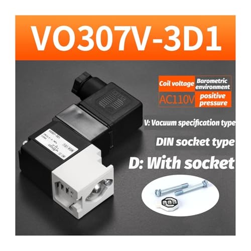 Électrovanne pneumatique VO307V-3D1 contrôle du vide fiable - 3