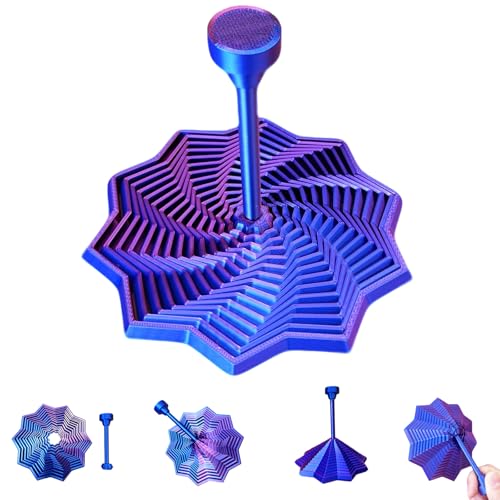 Easter Basket Stuffers 3D Fidget Toys Fidget Star 3D Printed Expanded Sensory Fidget Star Dual Motion Fidget Toy Star Fidget Toy Fidget Star with Handle 3D Printed Handheld Star Sensory Fidget Toy