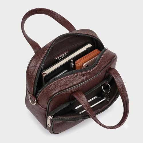 Image of Women's Stylish Trendy Leather Mini Handbag - Fashionable, Compact Purse for Casual and Formal Occasions