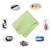 Microfiber Screen Cleaning Cloths, HTTX 4-Pack 6 x 7 inches for Cell Phones, Tablets, LCD TV, Laptop, Camera Lenses, Surface Tablet, Monitor, Car GPS Screens, Spectacles, Glasses, Watches [Green]