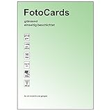 sofort trocken / instant dry FotoCards 10x15cm, Photo-glänzend, 210g, 100 Blatt, 1-seitig beschichtet (6205x2)