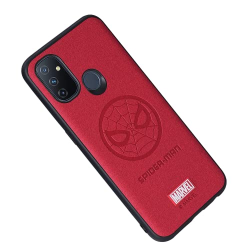 Iron Spider Case For Oneplus Nord N100, With Superhero Character, Compatible Oneplus Nord N100 Leather Case (Red) For Man & Women #TOP7
