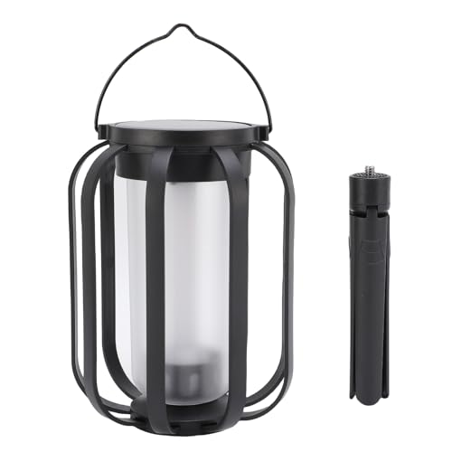 Lanterne solaire d'extérieur étanche IPX4 : finis les câbles dans le jardin