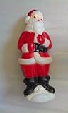 Carolina Enterprises Vintage 1973 Santa Claus Blow Mold Figurine, Red