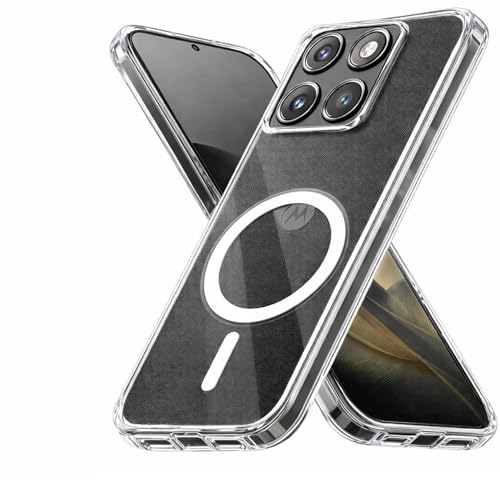 Image of SPAZY CASE Moto Edge 70 Fusion 5G Back Cover | Crystal Clear Anti-Yellow Case | Premium Abstract Design | Shockproof Slim Fit | Scratch Resistant Transparent Cover for Moto Edge 70 Fusion 5G
