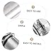 Cabilock 5pcs Stainless Steel Expansion Eyebolt with Ring Eye Heavy Duty Anchor for Secure Installation Home Industrial Applications
