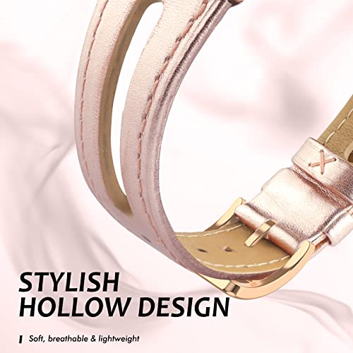 Tuocal Genuine Leather strap Compatible with Apple Watch strap 38mm 40mm 41mm 42mm(Series 10) - Image 2