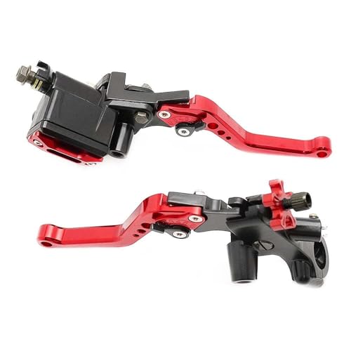Cilindro de freno delantero y maneta de embrague de aluminio mecanizado CNC para moto universal 5