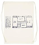 Óptimo Para Regalos Udaytee Billete De Autobús Antiguo Bolsa De Entrenamiento De Algodón Beige Saco De Gimnasio