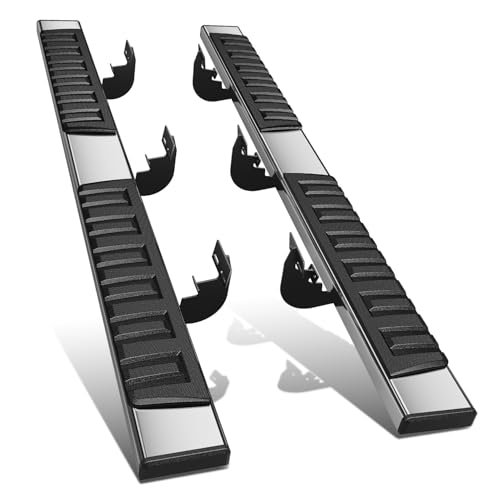 Estribos laterales planos 6.75" DNA Motoring para Ram 2500 3500 miniatura 1
