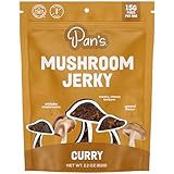 Pan's Mushroom Jerky, Vegan Snacks, Dried Mushrooms Shiitake, Plant based Jerky, Meatless Jerky, Gluten Free...