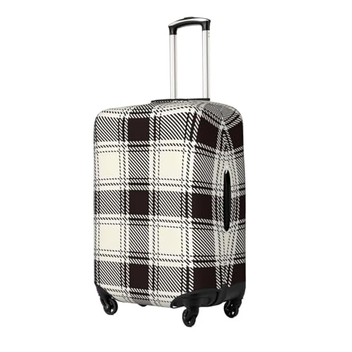 Plaid Luggage Cover, Protective Washable Suitcase Cover - Travel Fashion Elastic Suitcase Protector X-Large2