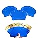 RoadLoo Soporte Juego de Cartas, 4 Piezas Azul Plastic Soporte Naipes Playing Card Holder Curvado Diseño Estable Poker Rack Titular para Niños Adultos y Ancianos Personas con Mal Agarre Artritis