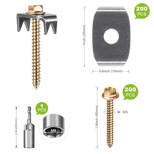 Agrafes de clôture lot de 200 clous réutilisables Insaga - 9