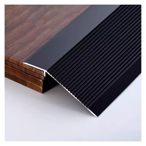 Seuil de porte en aluminium robuste avec garniture de bord design pour sol de standing
