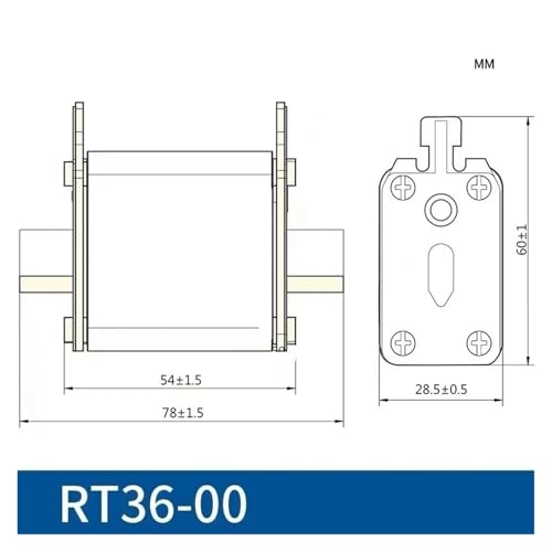 Fusible NT00 NT1 NT2 NT3 et support de sécurité RT36 pour armoire - 3