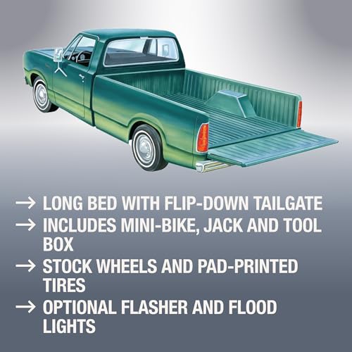MPC 1978 Dodge D100 Custom Pickup Modelo a Escala 1:25 miniatura 3