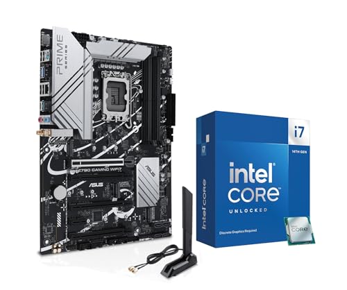 Micro Center CPU Motherboard Combo - i7-14700KF 14th Gen 20-Cores LGA 1700 Desktop Processor Bundle with Z790 Gaming Wi-Fi 7 ATX Motherboard