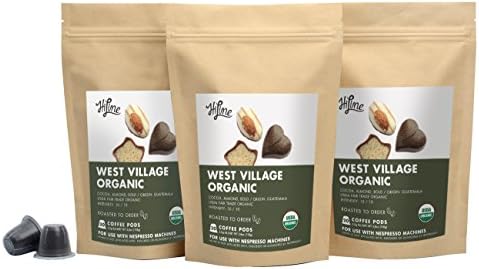 Organic Pods for Nespresso Machines 60 count Fair Trade Organic Pods: Delicious Alternative to Nespresso Capsules, Nespresso Pods, Nespresso Coffee Good Coffee