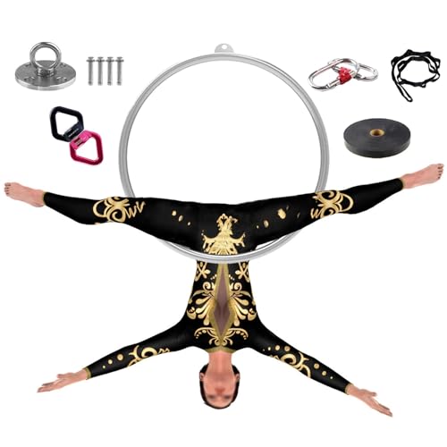 Cerceau aérien complet pour entraînement de gymnastique et danse lyra