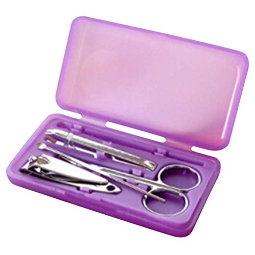 Ensemble de manucure coupe-ongles kit de pédicure acier inoxydable étui voyage
