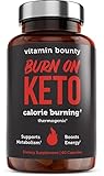 Vitamin Bounty Burn On Keto Multivitamin – Keto-Specific Nutritional Support with Magnesium, Potassium, and MCT for Energy, Cramp Relief, and Nutrient Optimization - 60 Capsules