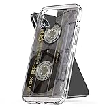 Phone Case Music Shockproof Cassette Aesthetic Cover Funny Compatible with iPhone 13 12 11 X Xs Xr 8 7 6 6s Plus Pro Max Mini Samsung Galaxy Note S9 S10 S20 Ultra Plus Transparent