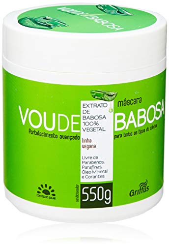 Máscara Vou de Babosa, Griffus Cosméticos, 550 G