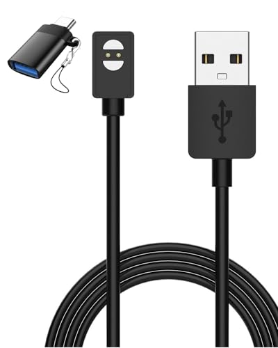 For SUUNTO Wing 2 / SUUNTO Wing ���`���C���z�� �[�d�P�[�u�� �[�d�� + USB to Type-C�A�_�v�^�[���t��(1��)�yKONXISA�zUSB�[�d 100CM �}�O�l�b�g�[�d�R�[�h ���ϋv �y�� ������ �����^�ѕ֗��i