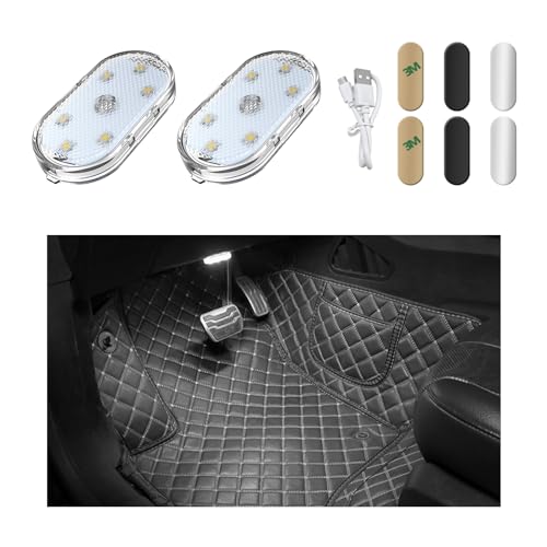 Ziciner 2 PCS luces LED para interior de auto