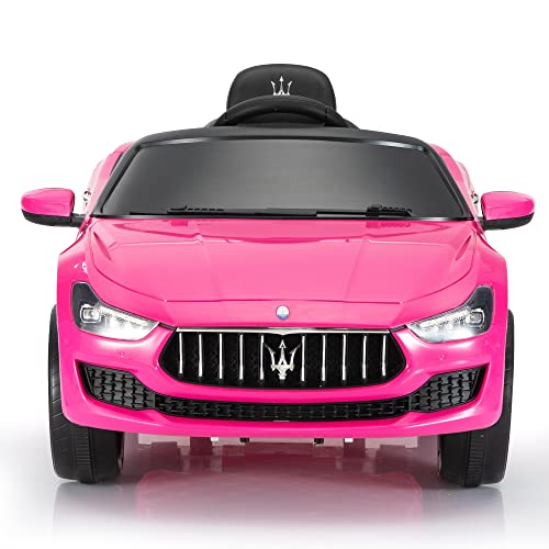 Tobbi Kids Ride On Car Maserati 12V Rechargeable Toy Vehicle W/ Mp3 Remote Control Pink #TOP3