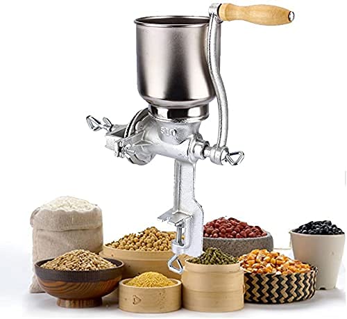 Molinillo de Café Manual Molinillo de Granos de Maíz Cereales Molino de Hierro Fundido Herramienta de Molienda de Mano