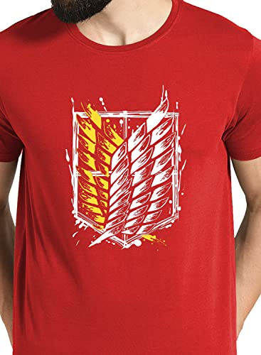 Image of ADRO Men's 100% Cotton Regular Fit T-Shirt